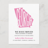 GEORGIA Wir haben neue Adresse Neue Zuhause Postka