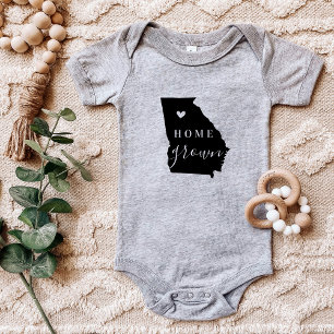 Georgia Zuhause Grown Staat T-Shirt Baby Strampler