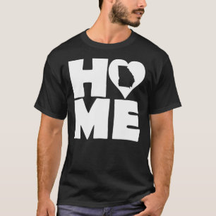 Georgia Zuhause Heart Staat T-Shirts T - Shirts