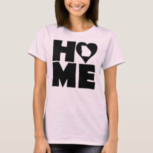 Georgia Zuhause Heart Staat T-Shirts T - Shirts