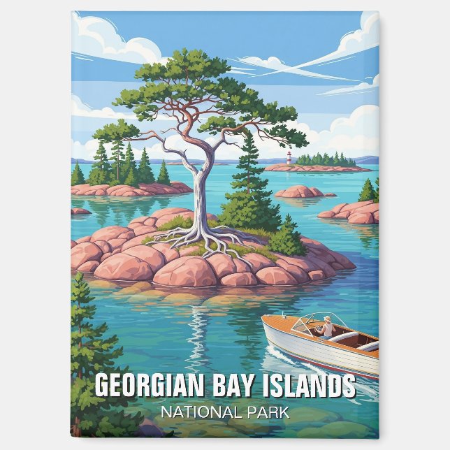 Georgian Bay Islands National Park Kanada Magnet (Vorderseite)