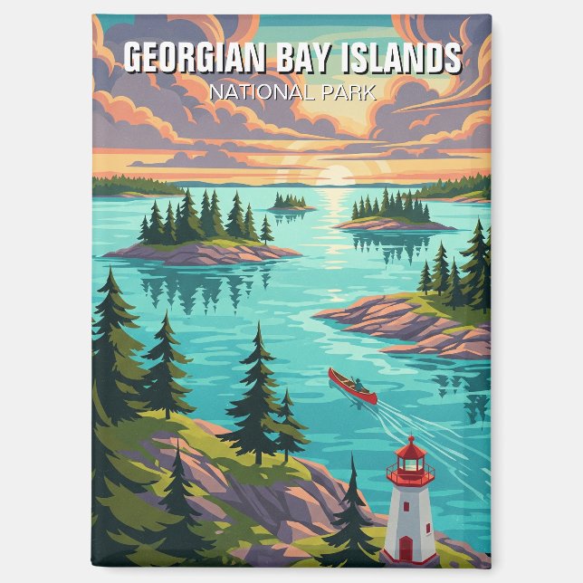 Georgian Bay Islands National Park Kanada Magnet (Vorderseite)