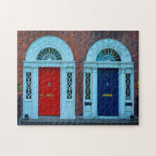 Georgian Dublin Doors Irland. Puzzle