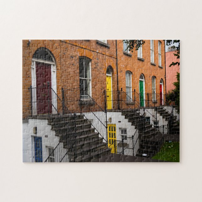 Georgian Dublin Doors Irland. Puzzle (Horizontal)