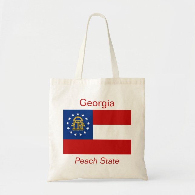 Georgian Flag Bag Tragetasche (Vorne)