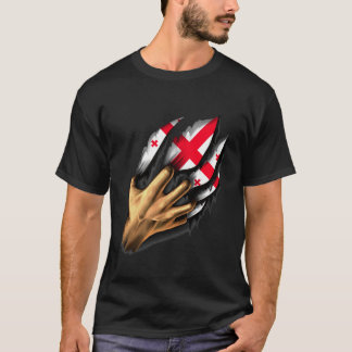 Georgian Flag DNA Heritage Roots Gif T-Shirt
