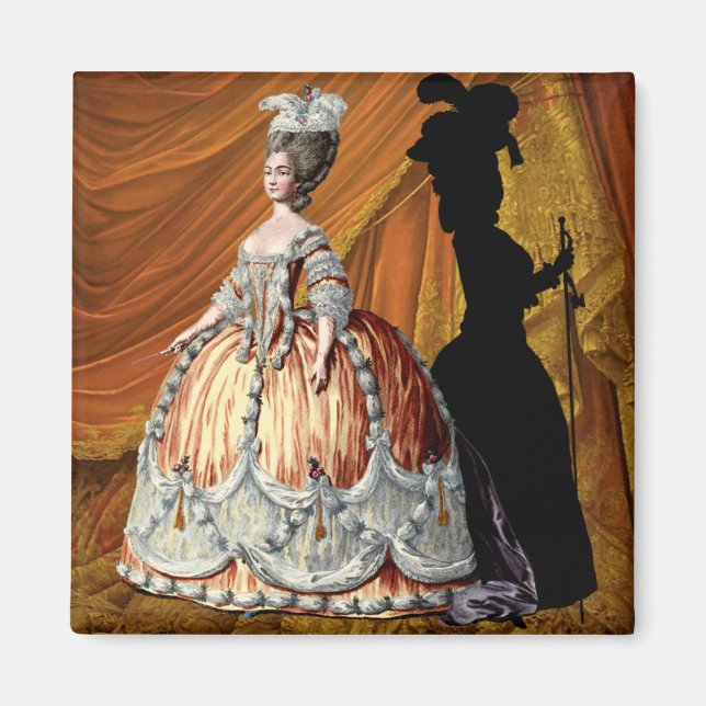 Georgian Lady - Orange Magnet (Vorne)