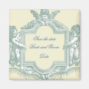 Georgiana (Cream) Save the Date Magnet