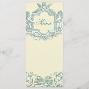 Georgiana (Cream) Wedding Menu Menükarte