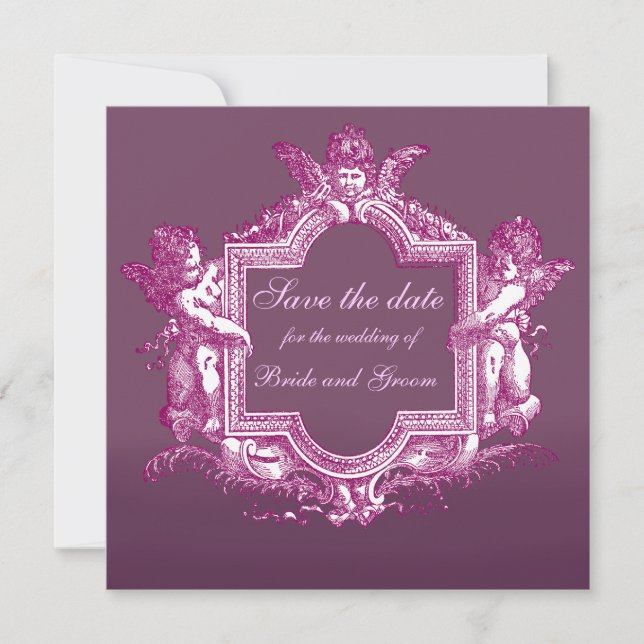 Georgiana (Plum) Save the Date (Vorderseite)