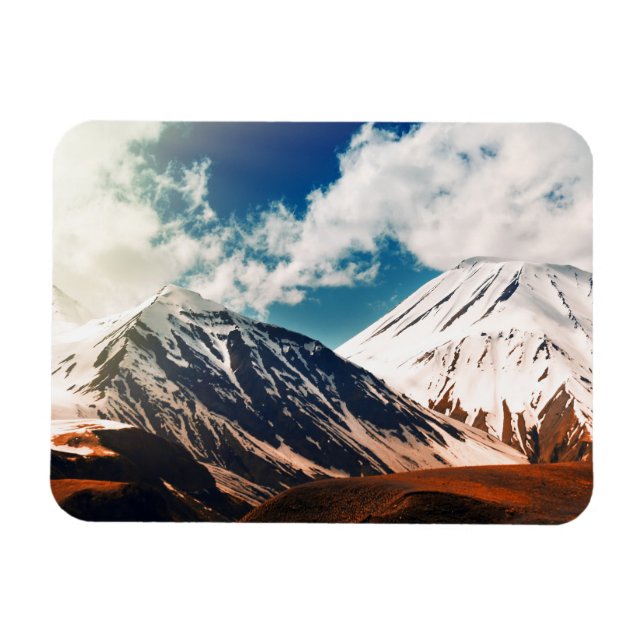 Georgianische Berge Magnet (Horizontal)