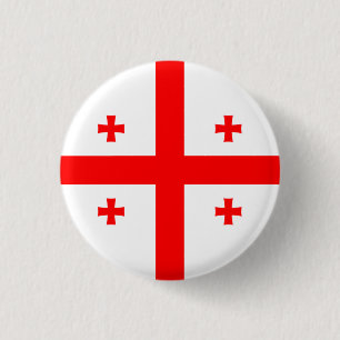 Georgianische Flagge, Flagge Georgiens Button