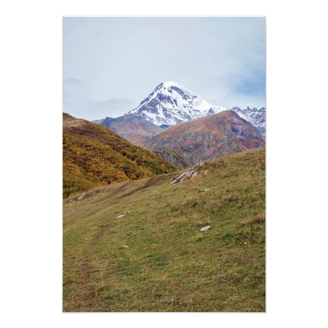 Georgianische Landschaft Fotodruck (Vorne)