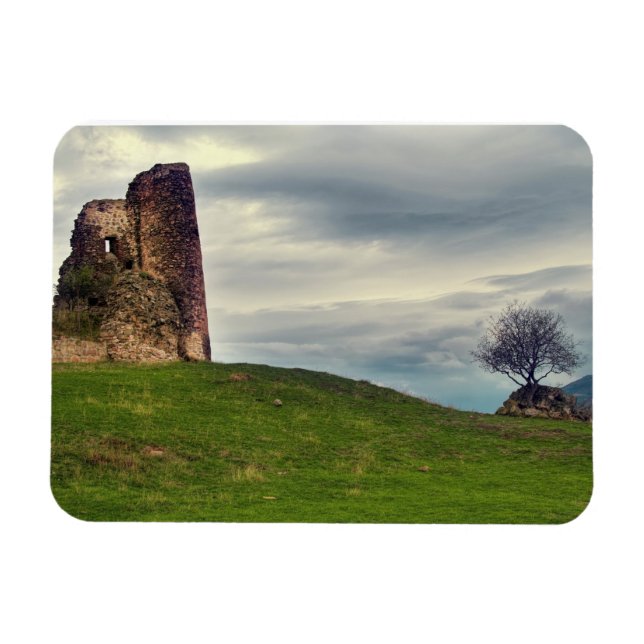 Georgianische Landschaft Magnet (Horizontal)