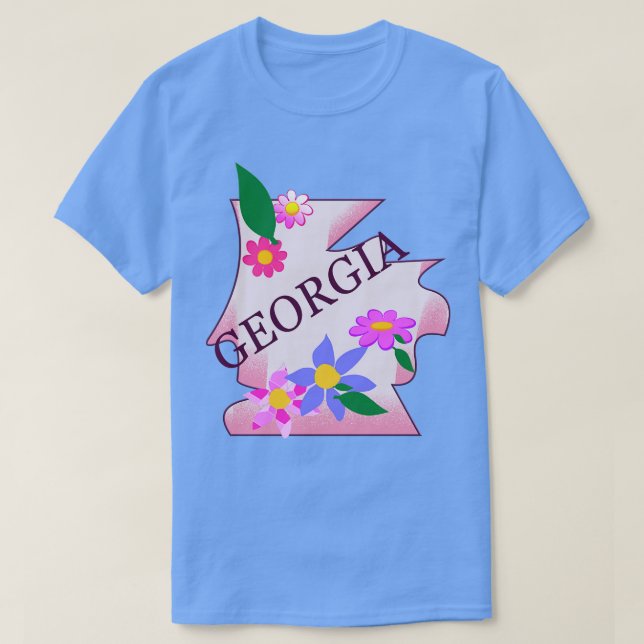 Georgias floral art TShirt (Design vorne)