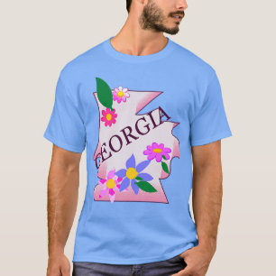 Georgias floral art TShirt
