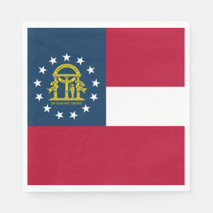 Georgias Staatsflagge Serviette