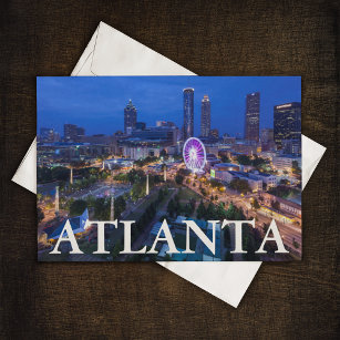 Georgien, Atlanta, hundertjähriger olympischer Par Postkarte