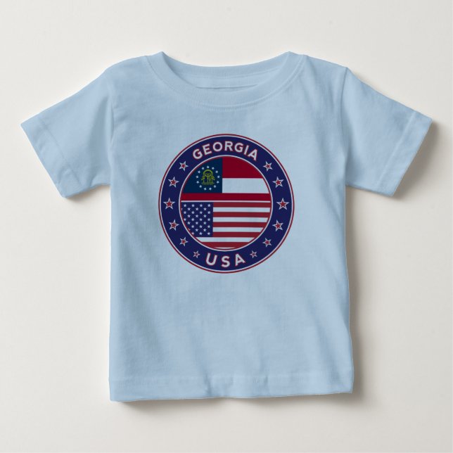 Georgien Baby T-shirt (Vorderseite)
