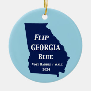 Georgien Blue im Jahr 2024 gedreht Keramik Ornament