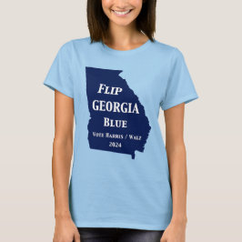 Georgien Blue im Jahr 2024 gedreht T-Shirt