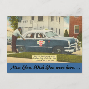 Georgien, City Cab, Savannah Postkarte