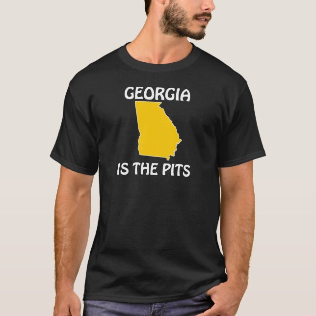 Georgien - die Gruben T-Shirt (Vorderseite)