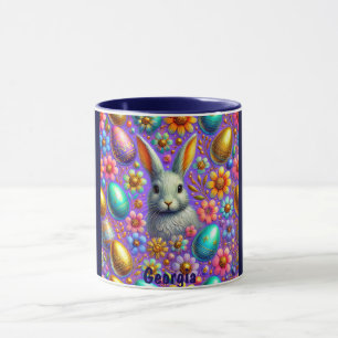 GEORGIEN ~ EASTER BUNNY Eier Blume ~ Tasse