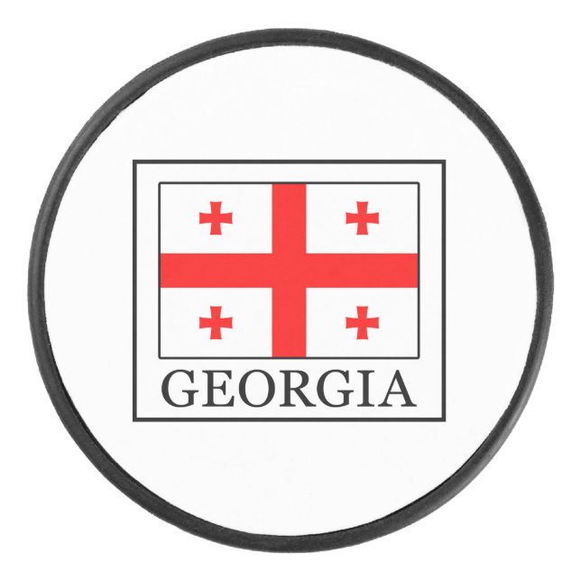 Georgien Eishockey Puck (Vorderseite)