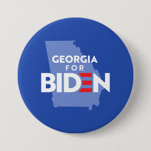 Georgien für Biden Button