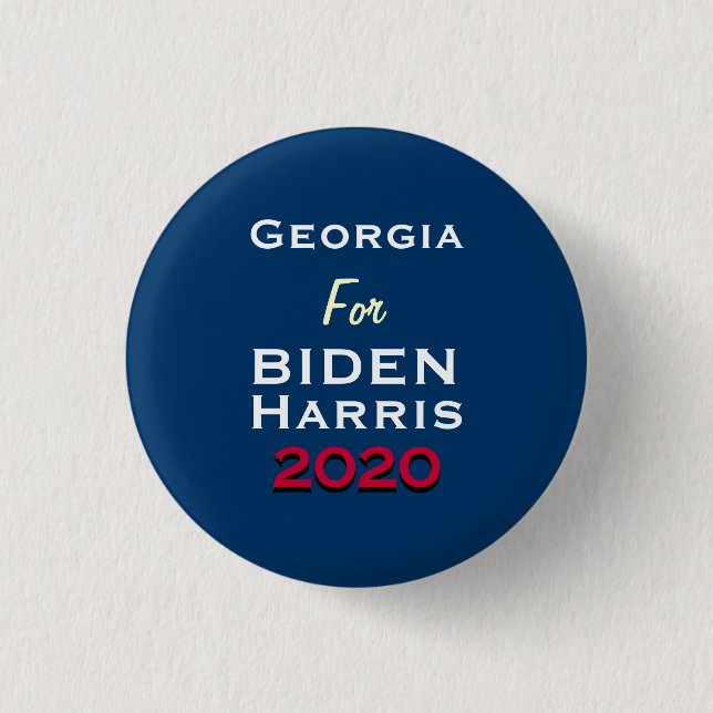 GEORGIEN für BIDEN HARRIS-Rundkampagne 2020 Button (Vorderseite)