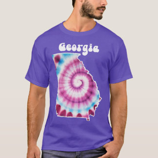 Georgien-Gefärbte Krawatte T-Shirt
