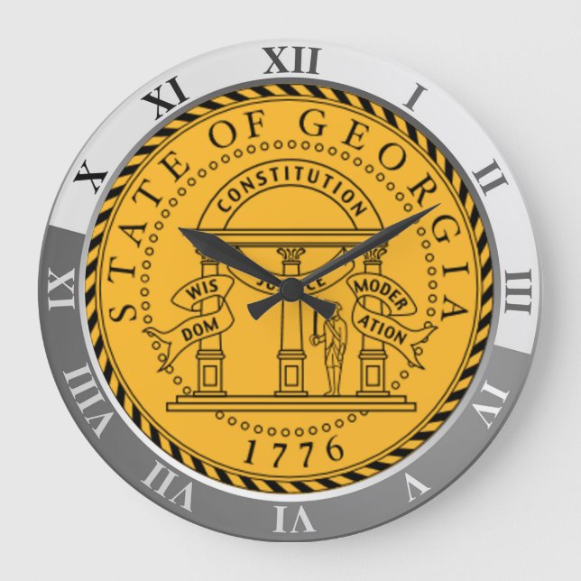 Georgien Große Wanduhr (Vorderseite)