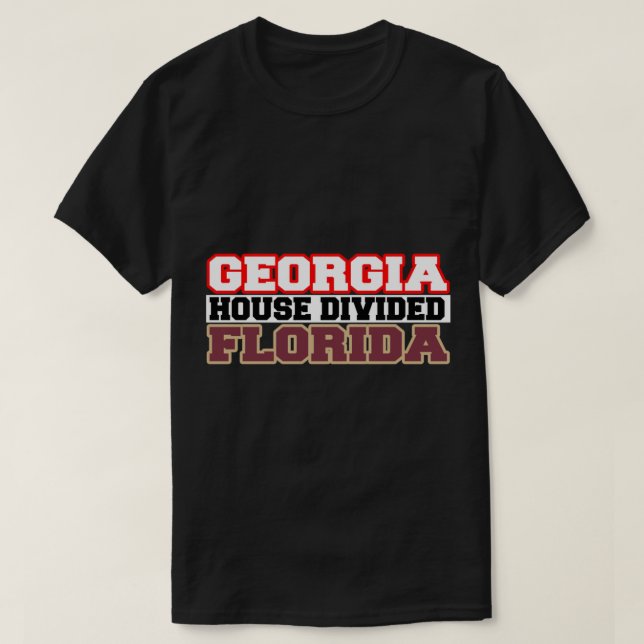 Georgien Haus geteilt Florida T-Shirt (Design vorne)
