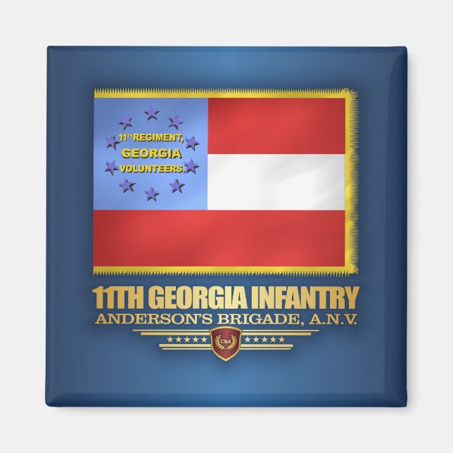 Georgien-Infanterie Magnet (Vorne)