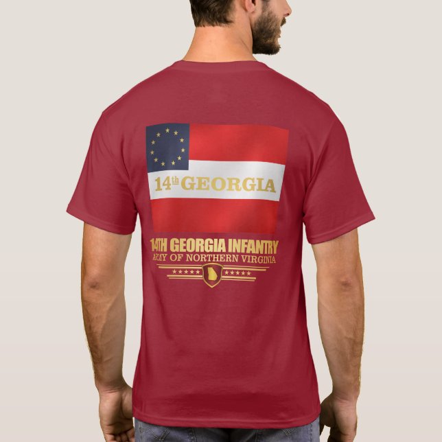 Georgien-Infanterie T-Shirt (Rückseite)