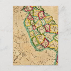 Georgien-Karte Postkarte