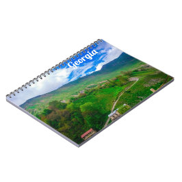 Georgien Kaukus Berge Landschaft Natur Notizblock