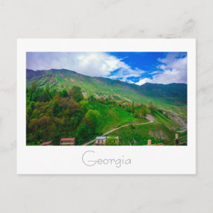 Georgien Kaukus Berge Landschaft Natur Postkarte
