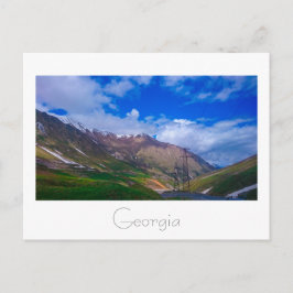 Georgien Kaukus Berge Landschaft Natur Postkarte