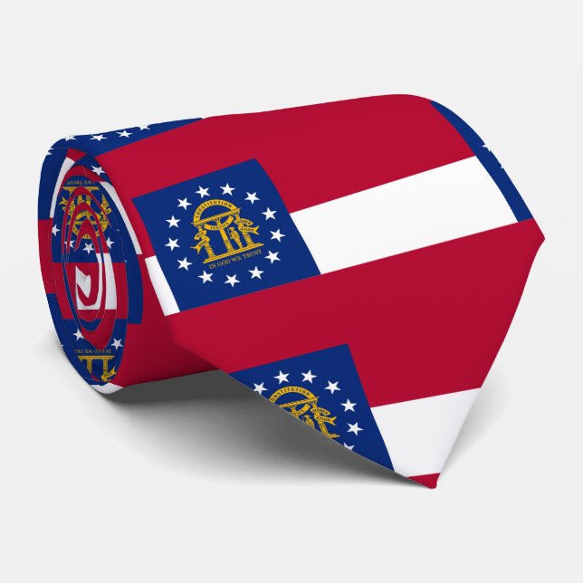 Georgien Krawatte (Gerollt)