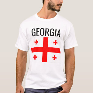 Georgien // Nationale Weltflagge T-Shirt