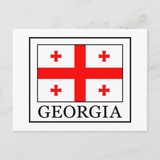Georgien Postkarte (Vorderseite)