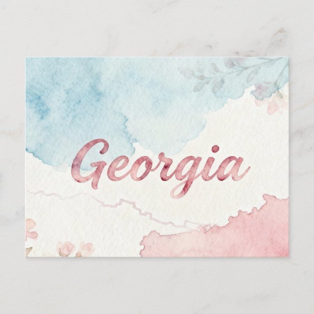 Georgien Postkarte (Vorderseite)