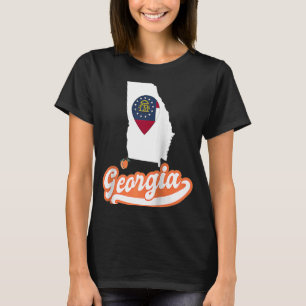 Georgien-Rahmenplan mit Liebe GA Raglan T-Shirt