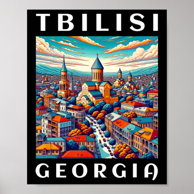 Georgien Reise und Tbilisi  Poster (Vorne)