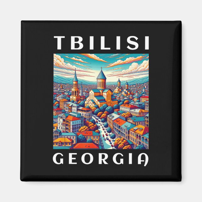 Georgien Reise und Tiflis  Magnet (Vorne)