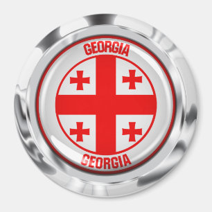 Georgien-Runde Magnet