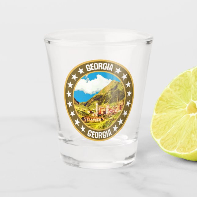 Georgien Schnapsglas (Vorderseite)