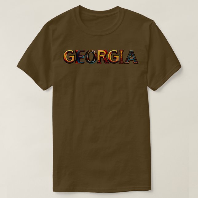 Georgien Staat 1 T-Shirt (Design vorne)